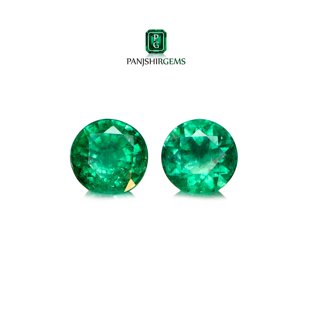 Pair of Panjshir Emerald - 8.62  carats